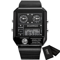 BOAMIGO top brand luxury men sports watches man fashion digital LED watches waterproof quartz wristwatches relogio masculino-Sports watch