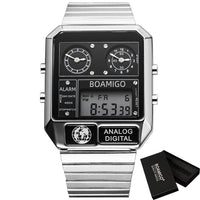 BOAMIGO top brand luxury men sports watches man fashion digital LED watches waterproof quartz wristwatches relogio masculino-Sports watch