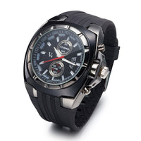 Hot V6 Watch Big Round Dial Black Silicone Quartz Analog Design Men Sport Watch male sports Wristwatch 3 colors mascuion relojes-Sports watch