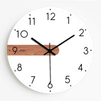 10/12/14/16 Inch Wood Wall Clock Simple Modern Clocks Artistic Brief Wooden Wall Watch Home Decor Silent-Wall clock