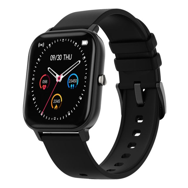 UTELITE P8 Smart Watch Men Women Heart Rate Customize Faces Full Touch HD Display Screen Band for iPhone Huawei Xiaomi PK GTS-Smart watch