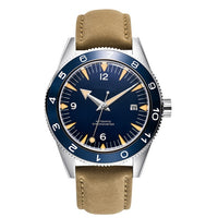 Corgeut 41mm Automatic Mechanical Watch Men Luxury Military 007 Clock Nylon Strap Luminous Waterproof Calendar Male WristWatch-Men Watch