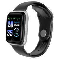 Fitness Watch M6 Smart Watch 5ATM WaterProof Bluetooth Sport Heart Rate Tracker Call/Message Reminder Smartwatch for Android iOS-Smart watch