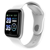 Fitness Watch M6 Smart Watch 5ATM WaterProof Bluetooth Sport Heart Rate Tracker Call/Message Reminder Smartwatch for Android iOS-Smart watch
