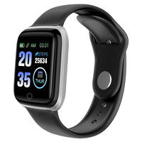 Fitness Watch M6 Smart Watch 5ATM WaterProof Bluetooth Sport Heart Rate Tracker Call/Message Reminder Smartwatch for Android iOS-Smart watch