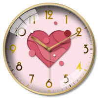 Nordic Living Room Wall Clock Luxury Creative Simple Bedroom Mute Round Modern Fashion Quartz Clock Watch Seat Home Decor 5WD-Wall clock