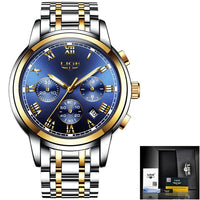 2019 New Watches Men Luxury Brand LIGE Chronograph Men Sports Watches Waterproof Full Steel Quartz Men's Watch Relogio Masculino-Sports watch