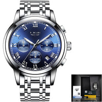 2019 New Watches Men Luxury Brand LIGE Chronograph Men Sports Watches Waterproof Full Steel Quartz Men's Watch Relogio Masculino-Sports watch