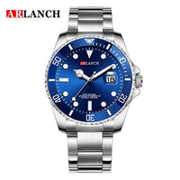 ARLANCH Fashion Mens Watches Top Brand Luxury Wristwatch Quartz Clock Black Watch Men Waterproof Sports Relogio Masculino xfcs-Sports watch