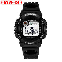 PANARS Sport Children Kids Watches Digital Boy 3M Waterproof LED Alarm Date Sports Electronic Watch Red Relogio Masculino-Sports watch