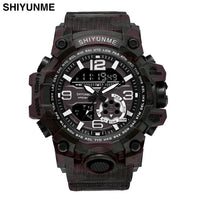 SHIYUNME Outdoor Sport Watches Men Military Waterproof LED Digital Watch Chronograph Sports Male Clock Relogio Masculino-Sports watch