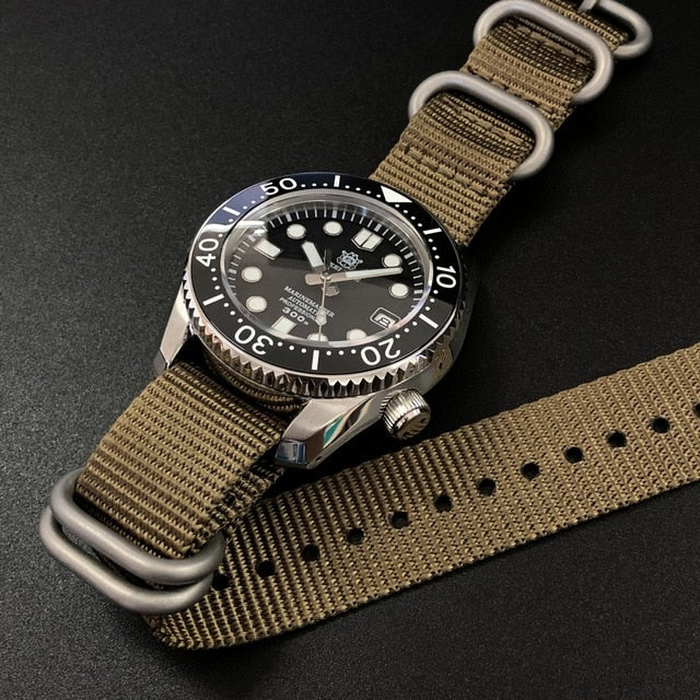 STEELDIVE 1968 Japan  First All-In-One Case Without Bottom Cover Dive Watch 300m Automatic Watch Sapphire 316L Steel Watches Men-Men Watch