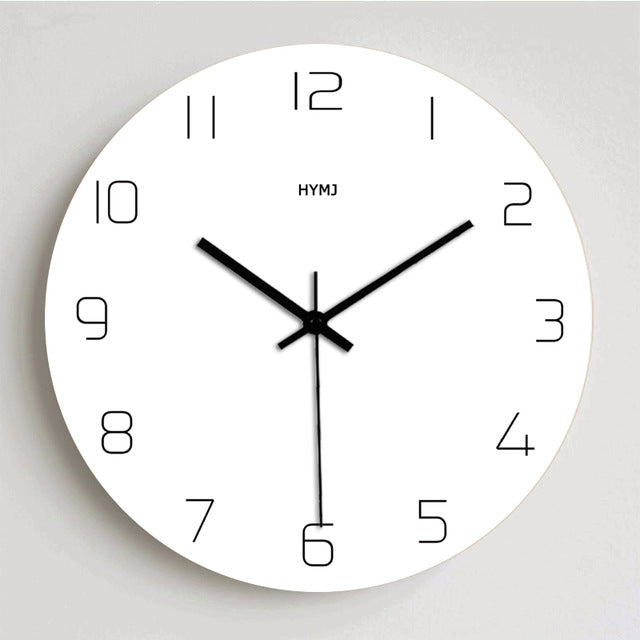 10/12/14/16 Inch Wood Wall Clock Simple Modern Clocks Artistic Brief Wooden Wall Watch Home Decor Silent-Wall clock