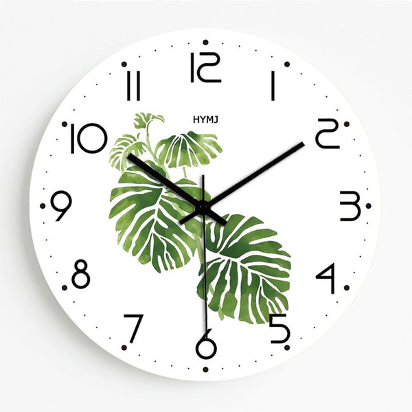 10/12/14/16 Inch Wood Wall Clock Simple Modern Clocks Artistic Brief Wooden Wall Watch Home Decor Silent-Wall clock