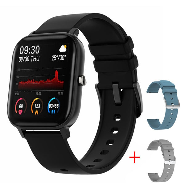 UTELITE P8 Smart Watch Men Women Heart Rate Customize Faces Full Touch HD Display Screen Band for iPhone Huawei Xiaomi PK GTS-Smart watch