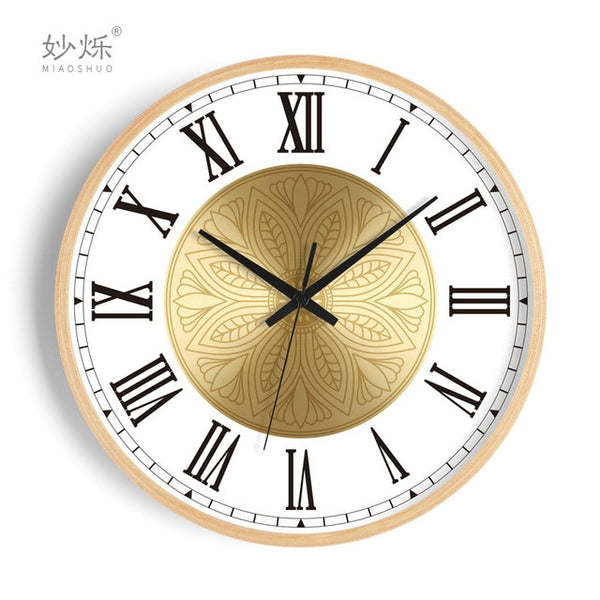 American Style Wall Clock Living Room Silent Watch Retro Creative Large Clocks Wall Home Decor Kitchen Clock Klok Gift FZ746-Wall clock