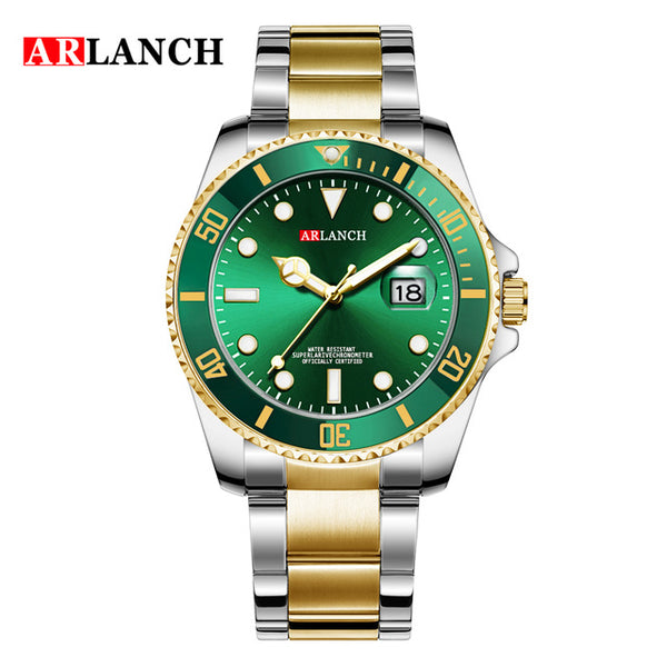 ARLANCH Fashion Mens Watches Top Brand Luxury Wristwatch Quartz Clock Black Watch Men Waterproof Sports Relogio Masculino xfcs-Sports watch