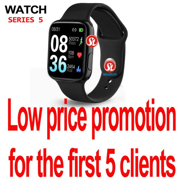 90%off 38mm Waterproof Smart Watch Series 5 Heart Rate Monitor Sports Smartwatch for Apple Watch Woman Man Android Phone Watch-Smart watch