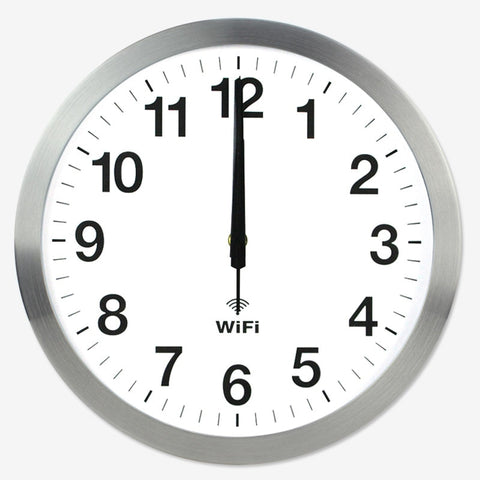 Stylish Smart WIFI Automatic Time Synchronization Network Clock Mute Wall Clock Modern Minimalist Living Room Quartz Home Clock-Wall clock