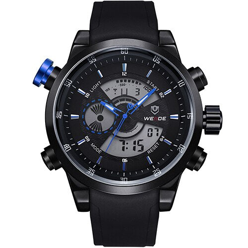 WEIDE Watch Men Military Relogio Masculino Watch Alarm Repeater Calendar Sports Waterproof Quartz Clock Wristwatch Men's Watches-Sports watch