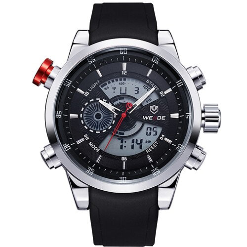 WEIDE Watch Men Military Relogio Masculino Watch Alarm Repeater Calendar Sports Waterproof Quartz Clock Wristwatch Men's Watches-Sports watch